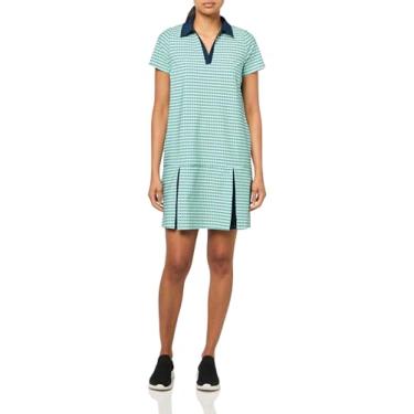 Imagem de Stella Parker Roupa feminina de verão casual para viagem, vestido de verão para resort, saída de praia, vestido de férias, Azul-petróleo multi, P