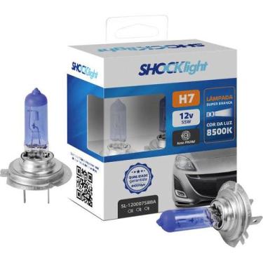 Imagem de kit 2 pares de lâmpadas super brancas H7 e HB4 8500k + par w5w brinde 