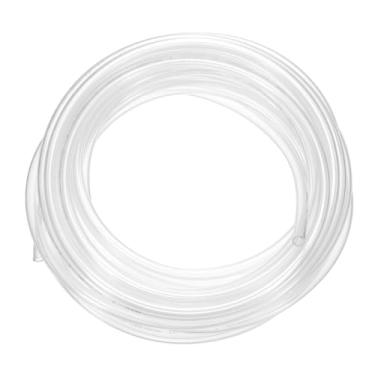 Imagem de HARFINGTON Tubo pneumático Mangueira PU 8 mm OD x 5 mm ID 10 metros (32,8 pés) Tubo de mangueira de linha de poliuretano PU para compressor de ar transferência de fluido de água, transparente