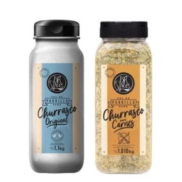 Imagem de Kit 2 Sal Parrilha Br Spices Original e Para Carnes