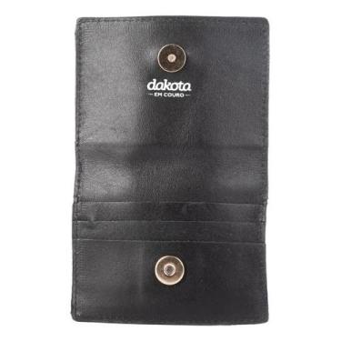 Imagem de Carteira Porta Cartão Dakota Em Couro Dk341, Preto