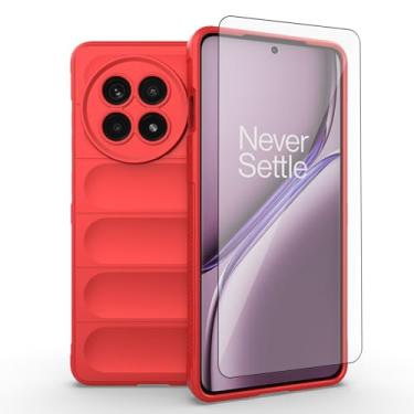 Imagem de Asuwish Capa de telefone para OnePlus 13R 5G/Ace 5/Ace 5 Pro 2025 com protetor de tela de vidro temperado e TPU fino à prova de choque capa protetora de silicone acessórios One+ 13 R R13 Ace5 feminino