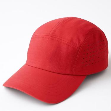 Imagem de Boné Sport Aba Curva Unissex Premium - Genérico, Vermelho