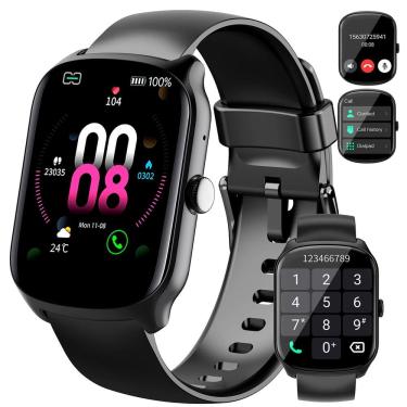 Imagem de Smartwatch Qecnato S68 de 1,95 polegadas com tela curva HD IP68 Android iOS