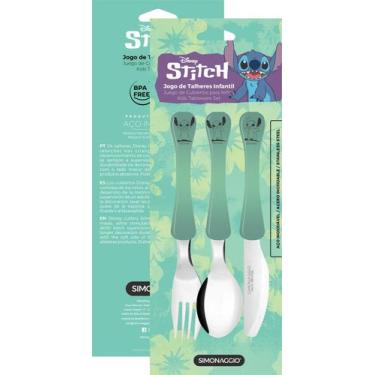 Imagem de Talher Infantil Disney Minnie Inox Simonaggio Princesa Frozen Carros T