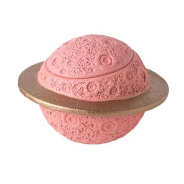 Imagem de KiBcsLic Urna para animais de estimação, pote para armazenamento de cinzas de animais, urna memorial de cimento para cães, gatos e filhotes de gatinhos, Rosa