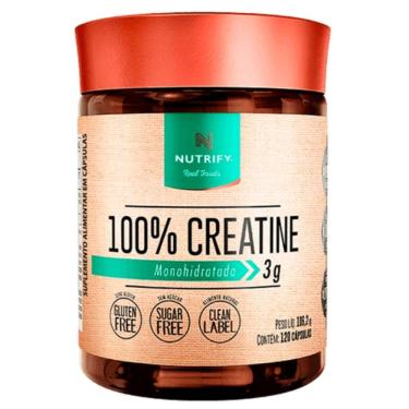Imagem de 100% Creatine Monohidratada em Cápsulas (120 Caps) - Nutrify