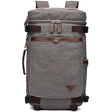 Imagem de Bolsa De Mão De Lona Conversível 3 Em 1, Bolsa De Viagem Vintage, Mochila De Laptop De Pasta De Negócios, Mochila De Viagem Multifuncional, Bolsa Esportiva De Lona Para Homens E Mul, Green