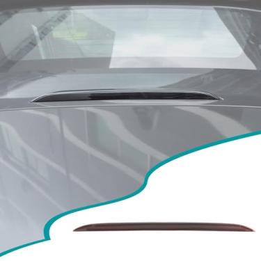 Imagem de Capa de luz de freio preta fumada para carro terceiro terceiro compatível com Mazda MX-5 2016-2024 Terceira luz de freio central traseira decorativa (aplicável à versão hardtop) (cinza transparente)
