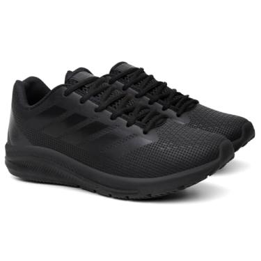Imagem de Tênis Esportivo Masculino Leve Confortável 5 Cores Academia Corrida Treino Solado Borracha Tamanhos 37 ao 43 (Preto, BR, Adulto, Numérico, 43)