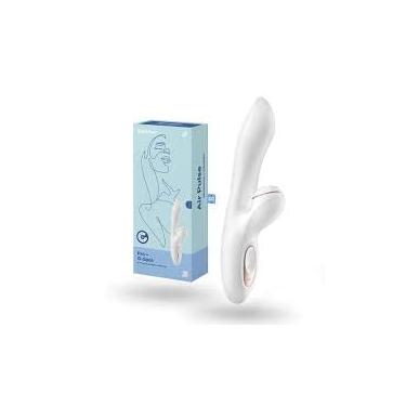 Imagem de Vibrador Rabbit Ponto G e Sugador Satisffyer Pro+ G-Spot, Vibrador com Tecnologia Airpulse, Feminino, Branco e Rose Gold, Silicone e ABS, 22cm x 4,3cm x 7,3cm, IPX7 à Prova D'água