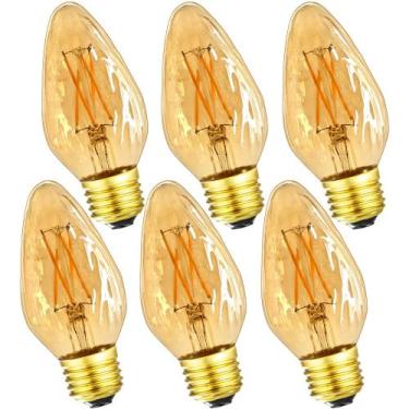 Imagem de Lâmpadas LED Leools E26 Vintage Edison 6W 2700K reguláveis 600lm, paco