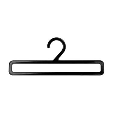 Imagem de Cabide Cachecol Retangular Preto Cinquetti, Suporte Para Cachecol E Manta, Preto, Design Antiderrapante, Produzido Com Plástico Livre De Bpa, Qualidade Brasileira Há Mais De 40 Anos, Contém 1 Cabide