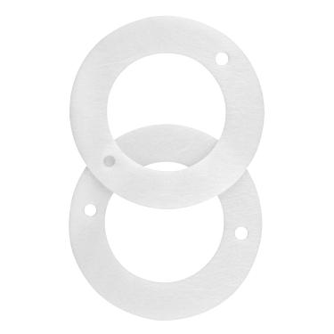 Imagem de SZRKRLA Pacote com 2 juntas de isolamento de chaminé adequada para churrasqueira de pellets Traeger/Pit Boss/Camp Chef, lã de algodão com isolamento de chaminé