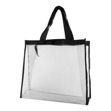 Imagem de Bolsa Feminina Bag De Ombro Grande Passeio Shopping Feira - Hxt, Branc