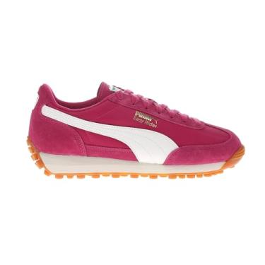 Imagem de PUMA Easy Rider Tênis feminino vintage com cadarço casual - rosa, Brilho magenta/branco, 37