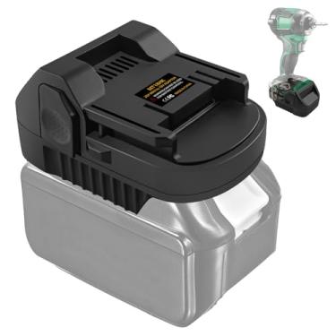 Imagem de Adaptador para conversor de bateria de lítio Makita 18V para Metabo18V para bateria Hitachi 18V, para bateria Metabo HPT 18V Converter para Hitachi 18V ferramenta sem fio de lítio para ferramentas