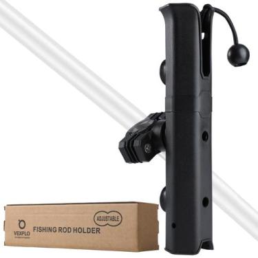 Imagem de Suporte de vara de pesca VEXPLO Suporte de poste ajustável para bicicl