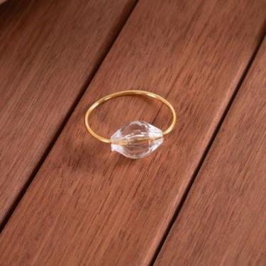 Imagem de Kit Anel Para Guardanapos Cristalino 4cm X 3cm Argola - Dourada - VALL