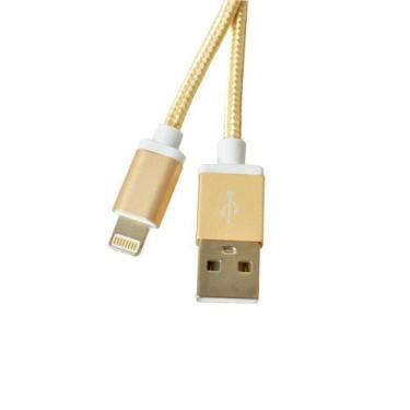 Imagem de Cabo Usb Evus C-056 Lightning Fast Charge Gold 1,0m