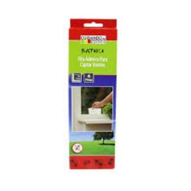 Imagem de Fita Adesiva Armadilha Para Capturar Insetos Com 4 Unidades Cola Anti 