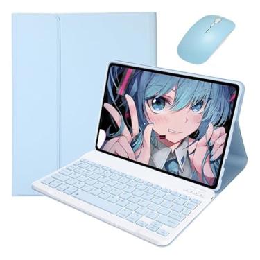 Imagem de Capa Com Teclado Bluetooth e Mouse Para iPad 9ª 8ª 7ª Geração