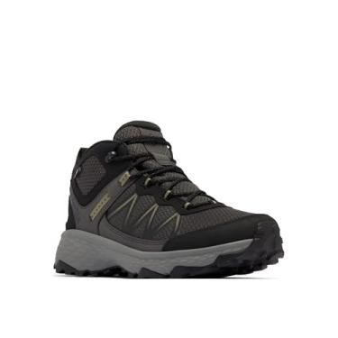 Imagem de Columbia Tênis de caminhada masculino Peakfreak Rush Mid Outdry, Cinza escuro/verde-pedra, 44