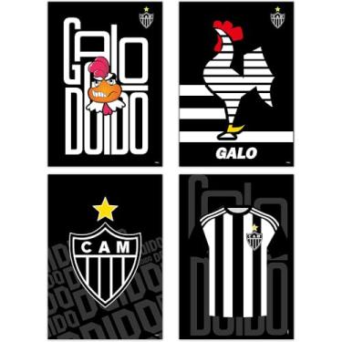 Imagem de CARTAZ DECORATIVO ATLETICO MINEIRO 04 un.