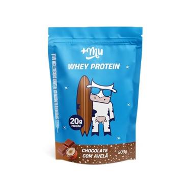 Imagem de +Mu Refil Whey Concentrado Sabor Chocolate c/Avelã 20g Proteína - 900g