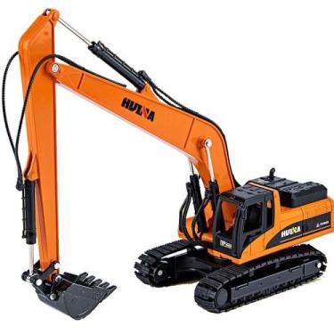 Imagem de Brinquedo Escavadeira Construção Coleção de Metal Escala 1:50 - Toy Ki