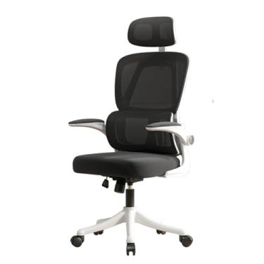 Imagem de Cadeira Gamer E Para EscritóRio - AjustáVel Com Apoio Lombar,(Branco)