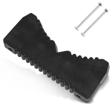 Imagem de Acessório de escada íngreme de borracha com 2 parafusos, trilho de escada resistente, proteção contra arranhões, borracha antiderrapante, estabilizador, acessórios de escada para escada, ambientes