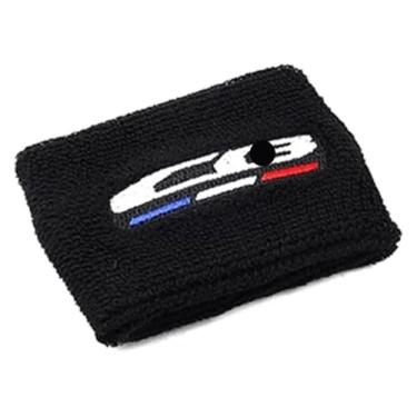 Imagem de Compatível com CB650R CBR650R CBR 650R CB 650 R 2019-2024 Acessórios de motocicleta Tampa do reservatório de fluido de freio dianteiro Tampa do tanque de óleo (meia preta CB)