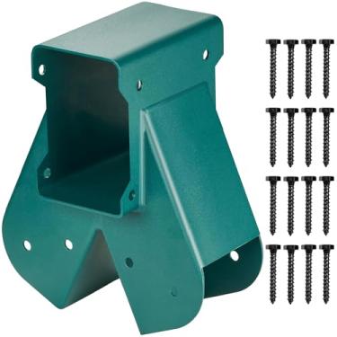 Imagem de ORIGLE Kit de suporte de balanço médio A-Frame, ferragens de balanço de madeira para jogos ao ar livre, acessórios para jogos de quintal com componentes de montagem completos