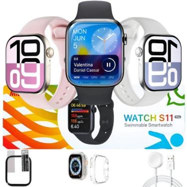 Imagem de Smart Watch Relogio S11 Pro Microwear Lançamento Nfc Ilha Dinamica Sér