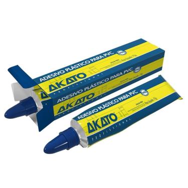 Imagem de Cola Adesivo Plástico Para Pvc Em Bisnaga 75G - Akato