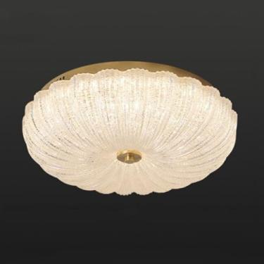 Imagem de Luminária de teto LED moderna de luxo com proteção ocular de espectro total para quarto principal e escritório, 50 cm, design simples e premium (tamanho: 40 cm)