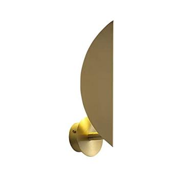 Imagem de Luminária de parede moderna, decoração de luminária de parede de cobre LED, abajur de metal, cabeceira para parede de TV, hotel, quarto, sala de estar