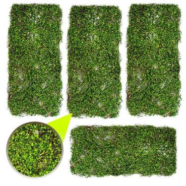 Imagem de 4Un Grama Artificial Cheia Jardim Vertical Muro Inglês 40x90 - Rod