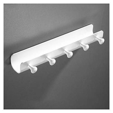 Imagem de Cabide montado na parede ganchos de roupas ganchos para chaves cabide gancho para casaco prateleiras de montagem na parede aço toalha de mão suporte de casaco ganchos para pendurar banheiro cozinha