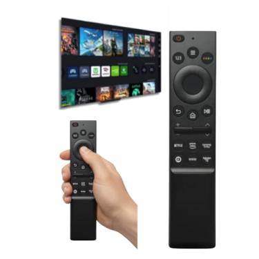 Imagem de Controle Remoto Compatível com Samsung Smart TV LED UHD QLED 4K | com Botões Rápidos Netflix, Prime Video, Disney+ e Globoplay | Fácil de Usar | Não Precisa Configurar
