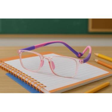 Imagem de Armação óculos infantil grau flexível menina 2-5 anos-vlépo - ALIKI, T