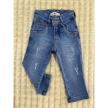 Imagem de Calça Jeans Infantil Masculina com Lycra  Confortável e Flexível  Tama