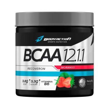 Imagem de BCAA 12.1.1 - Bodyaction 100g, morango