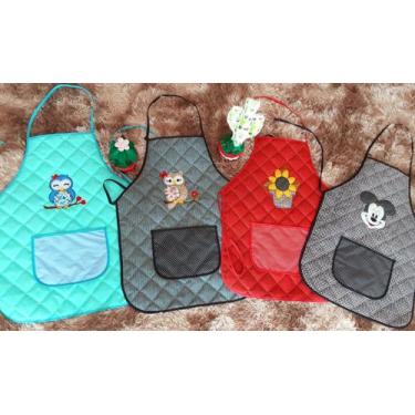 Imagem de 3 Avental bordado adulto patchwork Emplastificado - Ebenézer Casa e Co