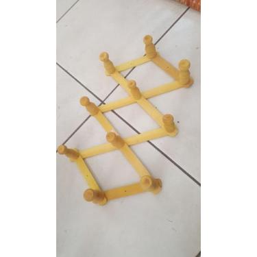 Imagem de Cabide sanfona de madeira - Loja do Hippie