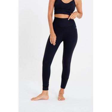Imagem de Conjunto Feminino Academia Top + Legging Suplex Fitness -preto tamanho