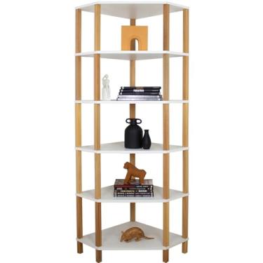 Imagem de EVOLUKIT, Estante Canto Branca 60x60x186