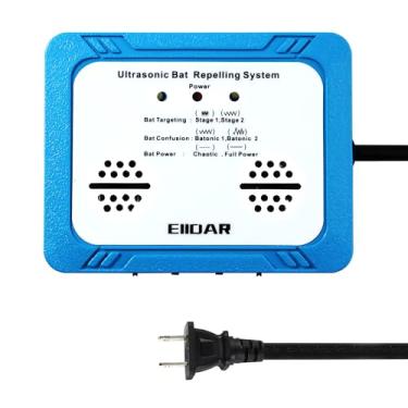 Imagem de EIIDAR Repelente ultrassônico de morcegos - Dispositivo de remoção eficaz para casa e exterior - Dissuasor seguro para humanos e animais de estimação