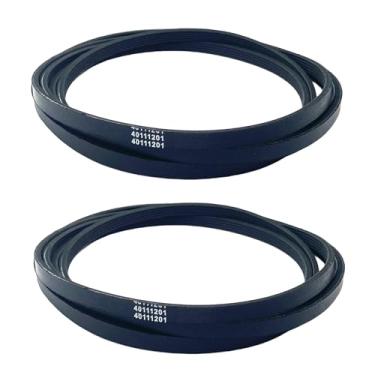 Imagem de 2 peças de correias de tambor para secadora compatíveis com Amana ALG331RAW ALG643RBW LG4309W Maytag SDE515DAYW SDG4606AWW PDET910AYW SpeedQueen SDE4606AYW substitui 40111201 59174 PS11742271